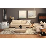 Anders Sand Fabric Triple Seat Sofa, HGSC108