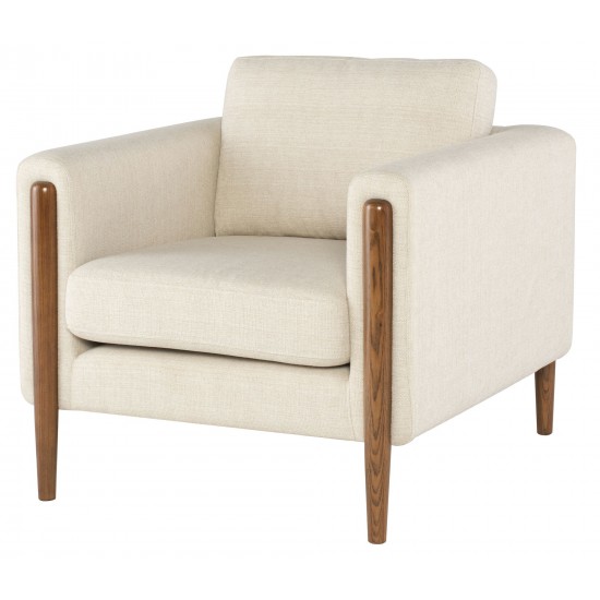 Steen Sand Fabric Single Seat Sofa