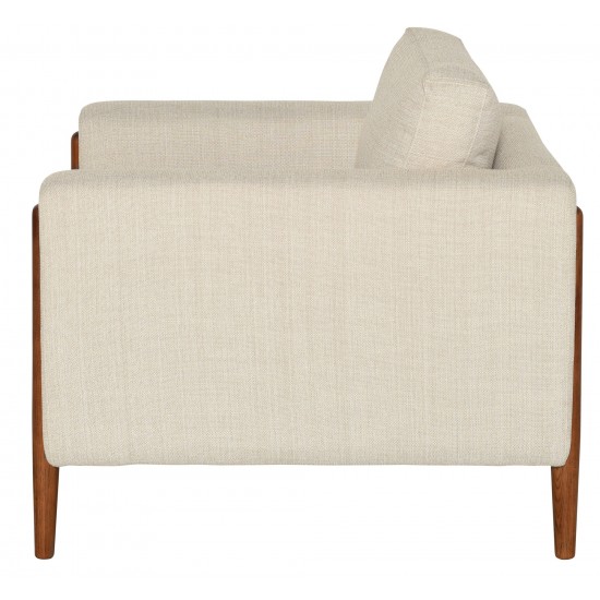 Steen Sand Fabric Single Seat Sofa