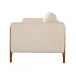 Steen Sand Fabric Triple Seat Sofa