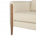 Steen Sand Fabric Triple Seat Sofa