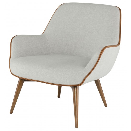 Gretchen Stone Grey Fabric Occasional Chair