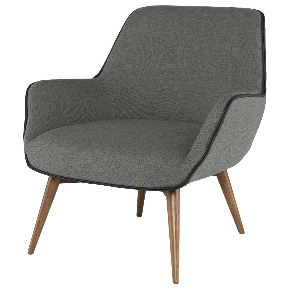Gretchen Slate Grey Fabric Occasional Chair Gretchen Slate Grey Fabric Occasional Chair