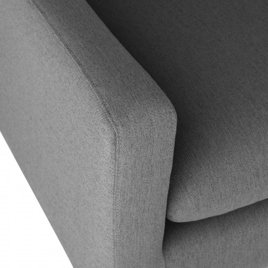 Anders Slate Grey Fabric Sectional Sofa, HGSC230