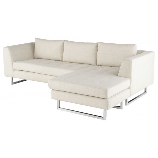 Matthew Sand Fabric Sectional Sofa