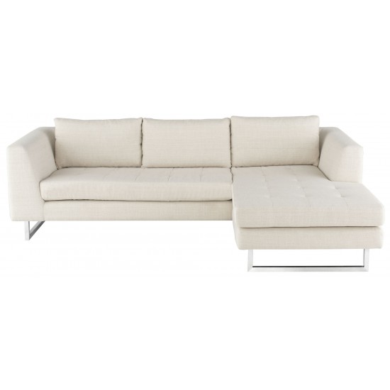 Matthew Sand Fabric Sectional Sofa