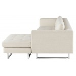 Matthew Sand Fabric Sectional Sofa