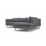 Janis Shale Grey Fabric Sectional Sofa, HGSC269