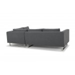 Janis Shale Grey Fabric Sectional Sofa, HGSC269