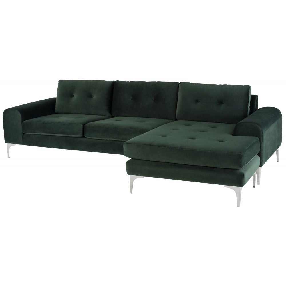 Colyn Emerald Green Fabric Sectional Sofa, HGSC275 Colyn Emerald Green Fabric Sectional Sofa, HGSC275