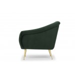 Lucie Emerald Green Fabric Occasional Chair