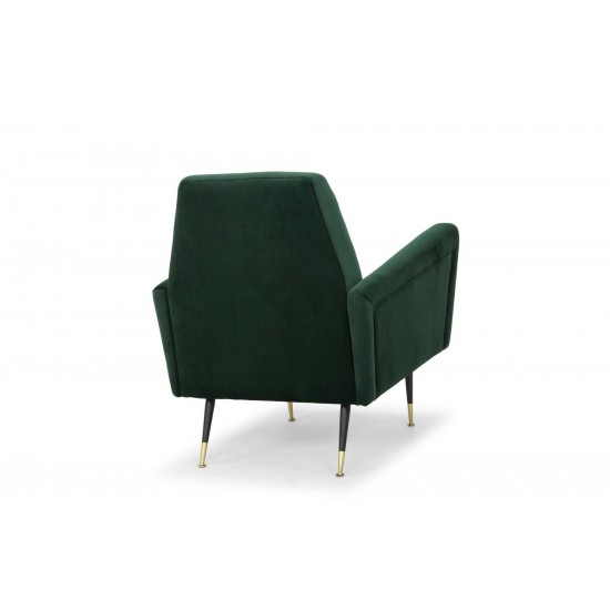 Victor Emerald Green Fabric Occasional Chair