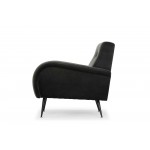 Hugo Shadow Grey Fabric Occasional Chair