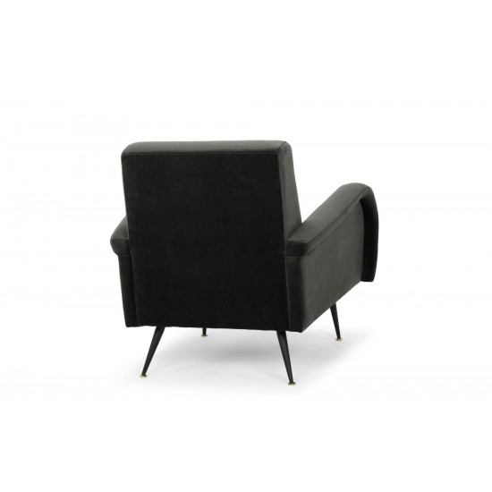 Hugo Shadow Grey Fabric Occasional Chair