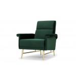 Mathise Emerald Green Fabric Occasional Chair