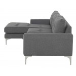 Colyn Shale Grey Fabric Sectional Sofa, HGSC349