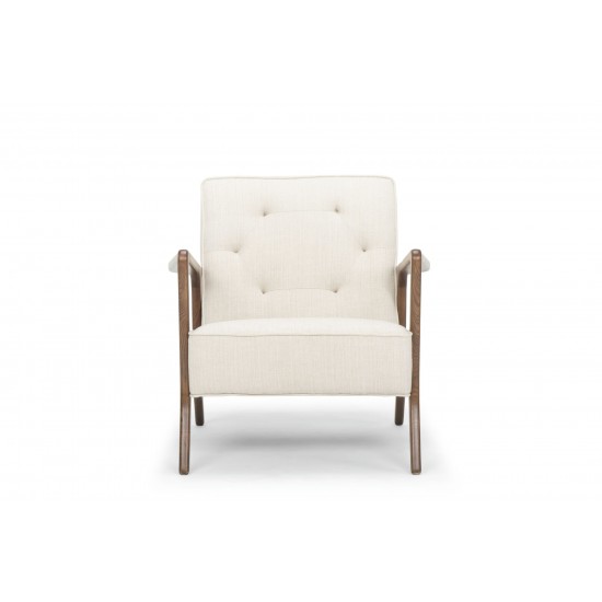 Eloise Sand Fabric Occasional Chair