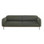 Benson Hunter Green Tweed Fabric Triple Seat Sofa