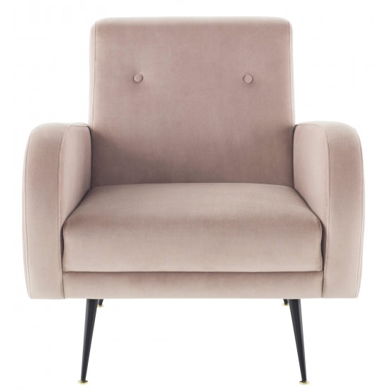 Hugo Blush Fabric Occasional Chair