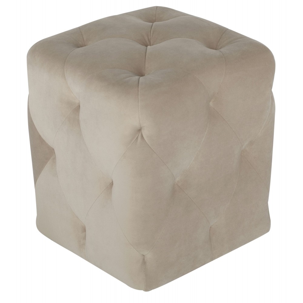 Tufty Nude Fabric Sofa Ottoman Tufty Nude Fabric Sofa Ottoman