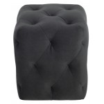 Tufty Shadow Grey Fabric Sofa Ottoman, HGSC426