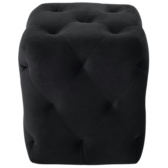 Tufty Black Fabric Sofa Ottoman, HGSC427