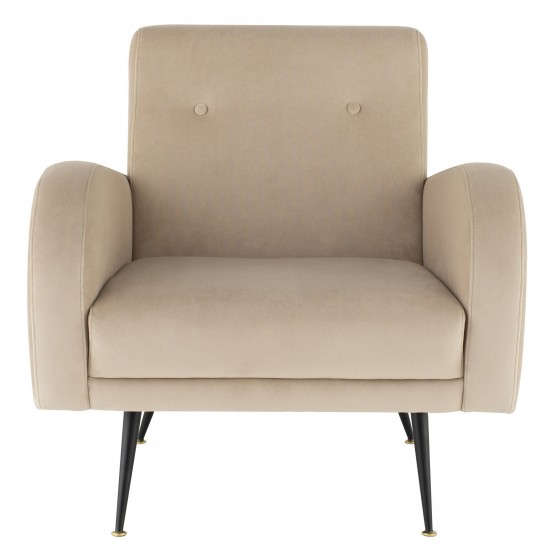 Hugo Nude Fabric Occasional Chair