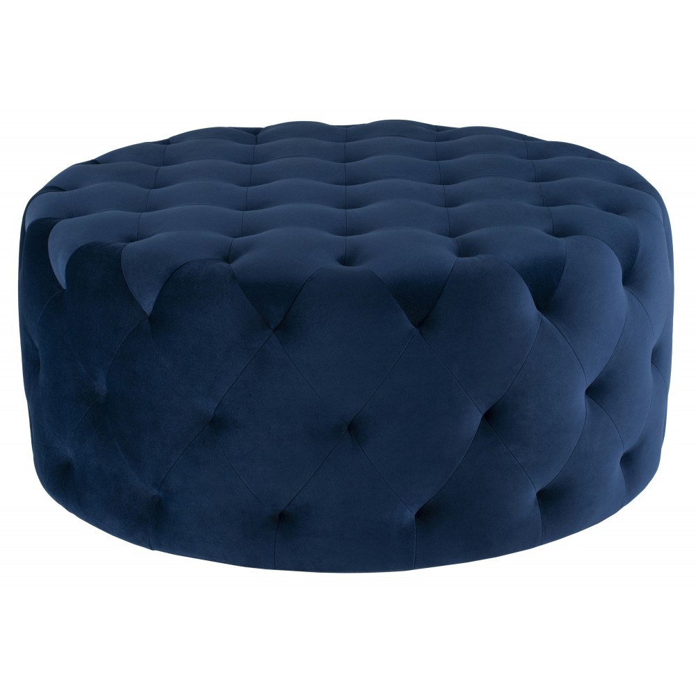 Tufty Petrol Fabric Sofa Ottoman