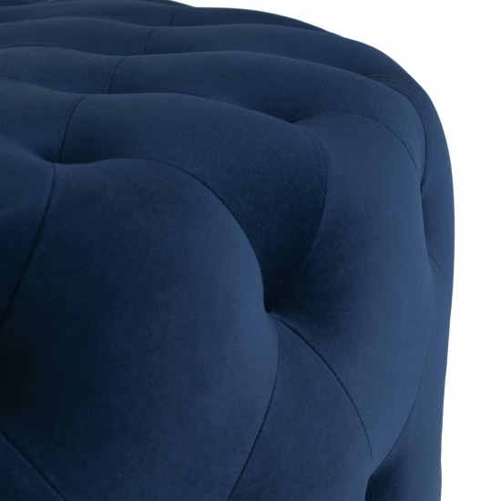 Tufty Petrol Fabric Sofa Ottoman