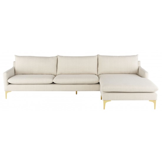 Anders Sand Fabric Sectional Sofa, HGSC482