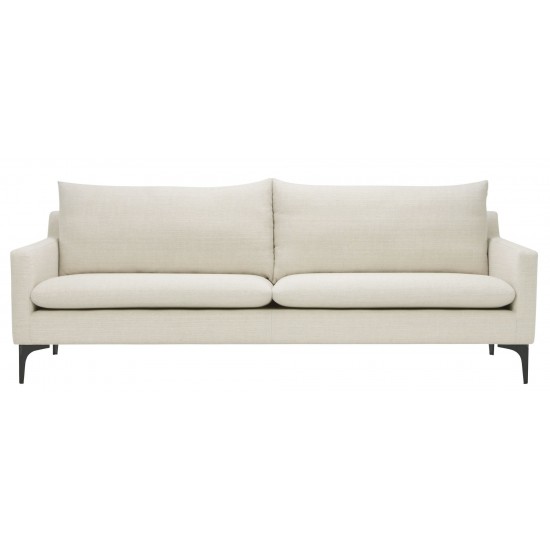 Anders Sand Fabric Triple Seat Sofa, HGSC494