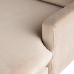 Anders Nude Fabric Sectional Sofa, HGSC566