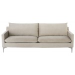 Anders Nude Fabric Triple Seat Sofa, HGSC567