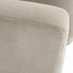 Anders Nude Fabric Triple Seat Sofa, HGSC568