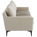 Anders Nude Fabric Triple Seat Sofa, HGSC569