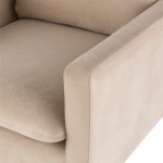 Anders Nude Fabric Single Seat Sofa, HGSC571
