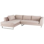 Janis Blush Fabric Sectional Sofa, HGSC591