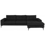 Colyn Coal Fabric Sectional Sofa, HGSC622