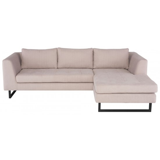 Matthew Mauve Fabric Sectional Sofa, HGSC623
