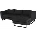 Matthew Coal Fabric Sectional Sofa, HGSC637