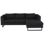 Matthew Coal Fabric Sectional Sofa, HGSC637