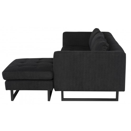 Matthew Coal Fabric Sectional Sofa, HGSC637