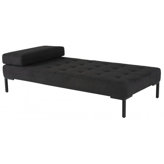 Giulia Coal Fabric Daybed Sofa