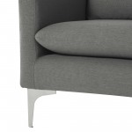 Anders Slate Grey Fabric Sectional Sofa, HGSC646