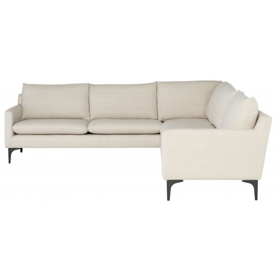 Anders Sand Fabric Sectional Sofa, HGSC667