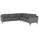 Anders Slate Grey Fabric Sectional Sofa, HGSC669