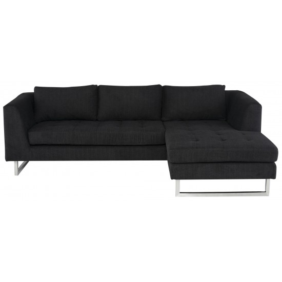 Matthew Coal Fabric Sectional Sofa, HGSC674