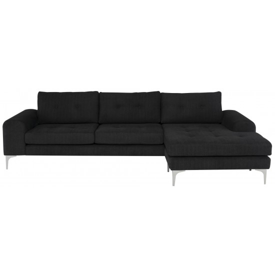 Colyn Coal Fabric Sectional Sofa, HGSC681