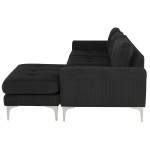 Colyn Coal Fabric Sectional Sofa, HGSC681