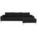 Colyn Coal Fabric Sectional Sofa, HGSC682